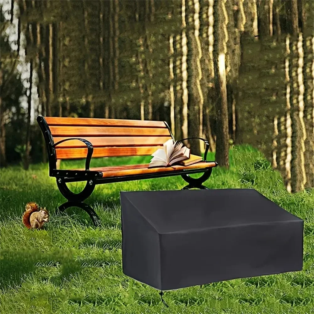 Heavy-Duty Waterproof Garden Bench Cover - Uv & Tear Resistant, Windproof Oxford Fabric For Outdoor Furniture Protection