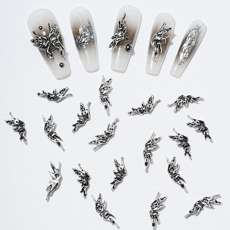 DIY Nail Art Decoration 3D Butterfly Wing Nail Art Charm Nail Drill For Manicure Design Accessory Nail Salon