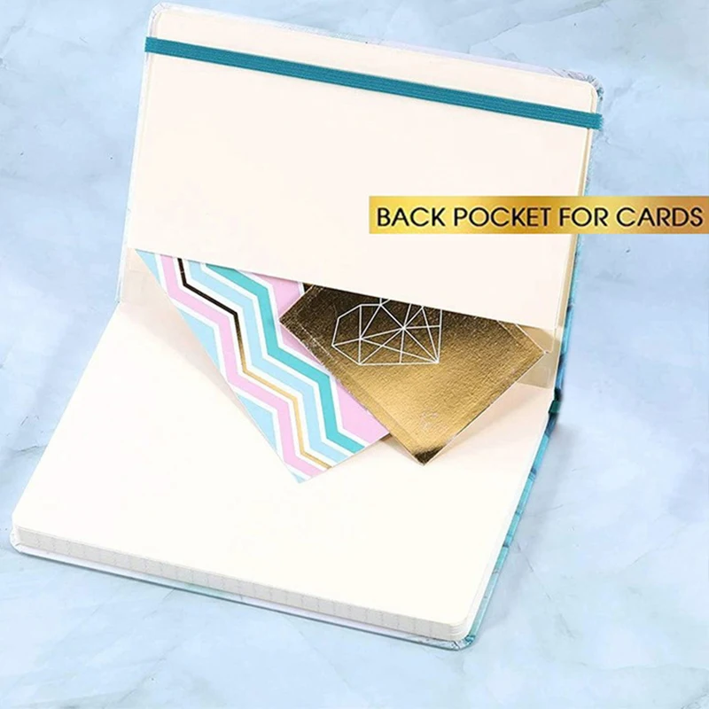 A5 PU Leather Notebook Elastic Binding Creative Business Office Notebook Book Student Diary Notepad for School Office Stationery