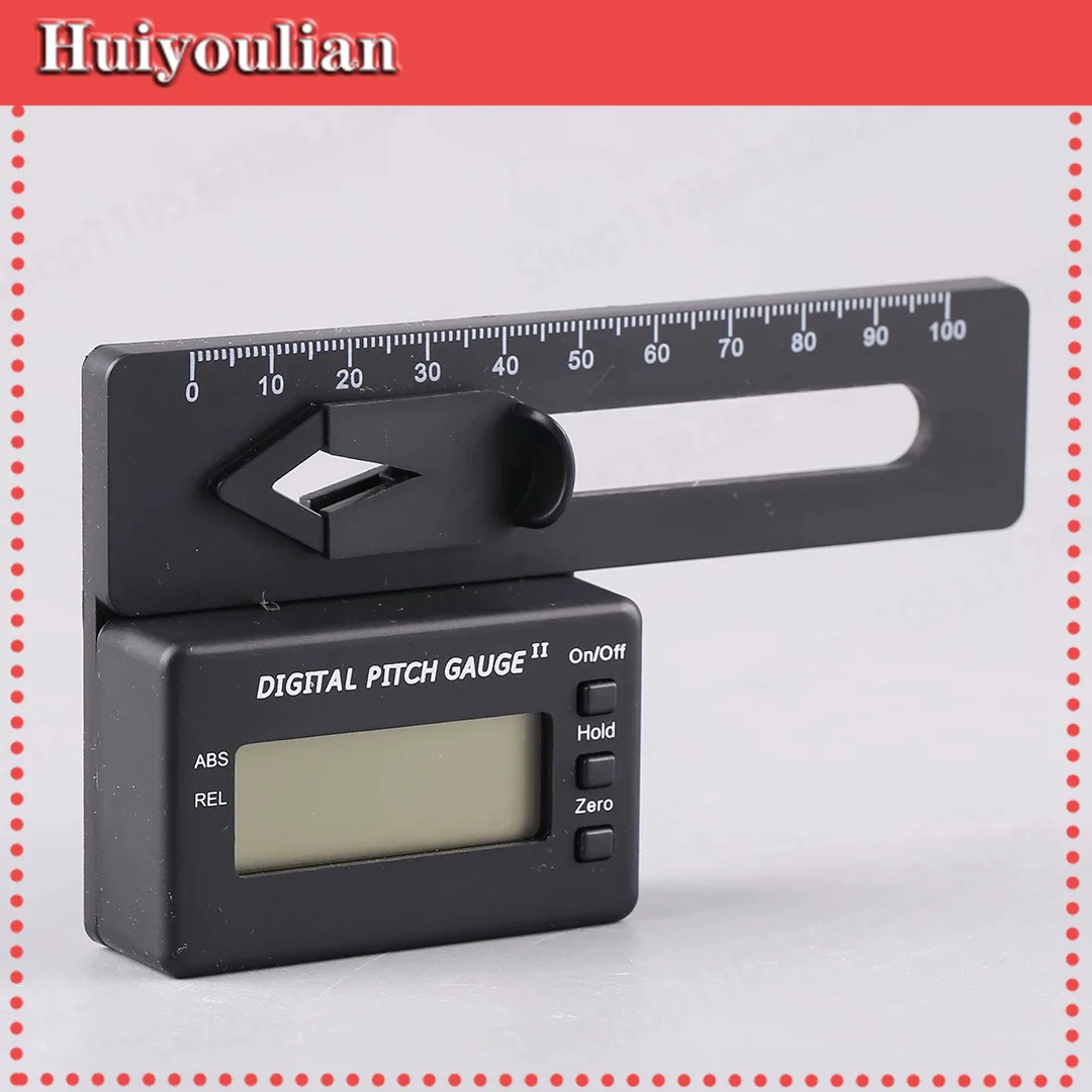Electronic Pitch Gauge Multifunctional Detachable Pitch Ruler for Helicopter Model Multi-axis Level Tool