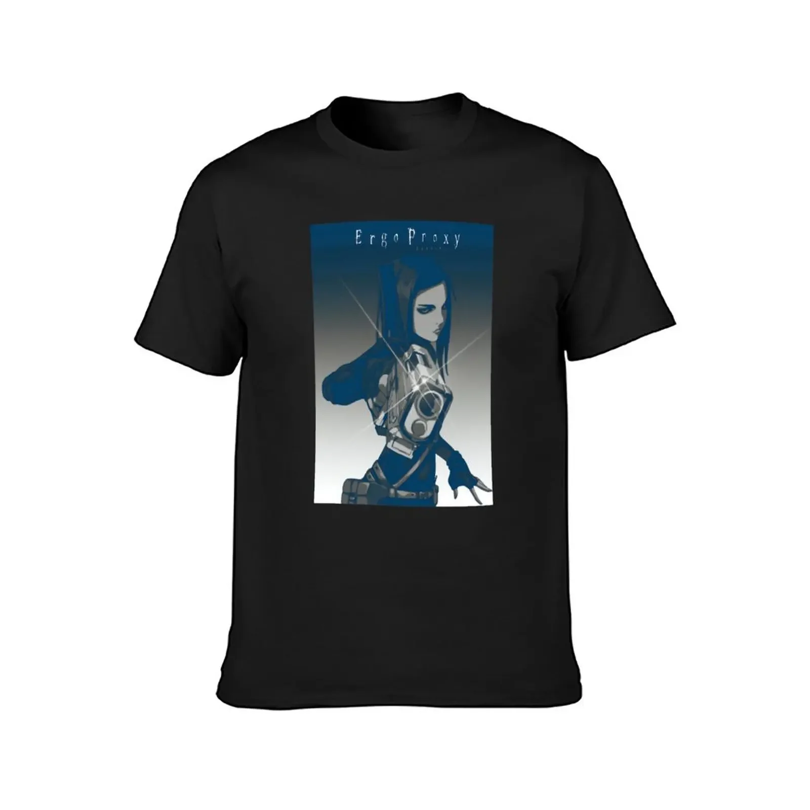 Ergo Proxy 1t T-Shirt man clothes customizeds T-shirts for men cotton