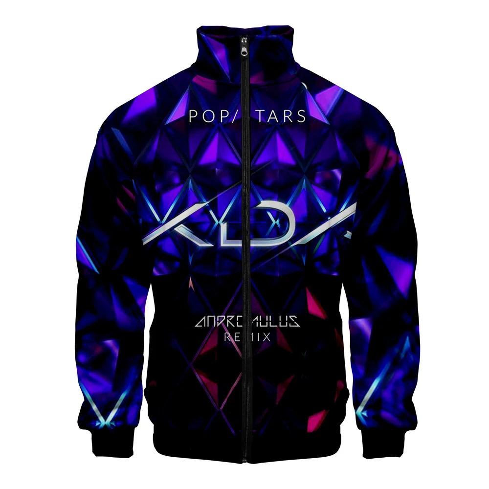 Classic Raglan jackets Game Song Kda The Baddest 3D Print Zipper Jacket Windbreaker Stand Collar Long Sleeve Clothes Jackets