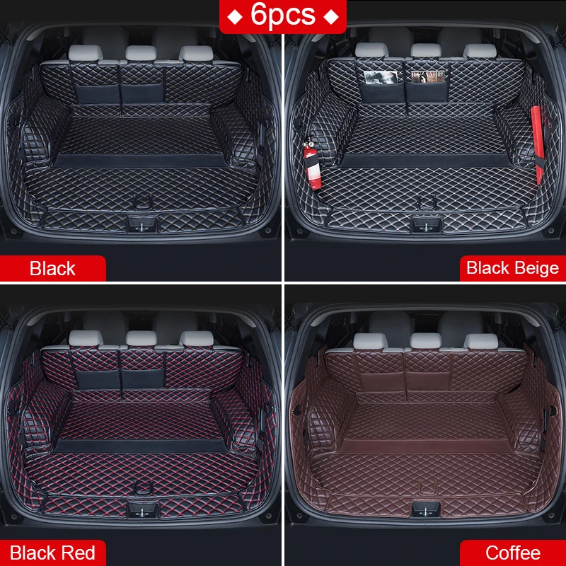 Car Trunk Protection Mats For Hyundai Tucson 2021 2022 2023 NX4 N Line Cargo Liner Carpets Cover Pad Accessories Interior Boot