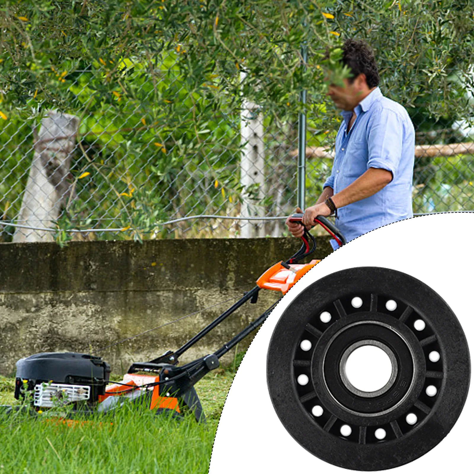 

Металлический натяжной шкив подходит для 587969201 для моделей LC356VB LC221A LC221AH LC221RH, автомобильный шкив для плавной работы