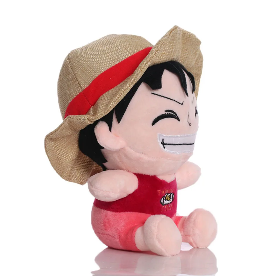 HoT 25cm One Piece Anime-Figur Zoro Luffy Chopper Plüschtiere Niedliche Cartoon-Plüschpuppen Anhänger Kinder Weihnachtsgeschenke – Detail 4