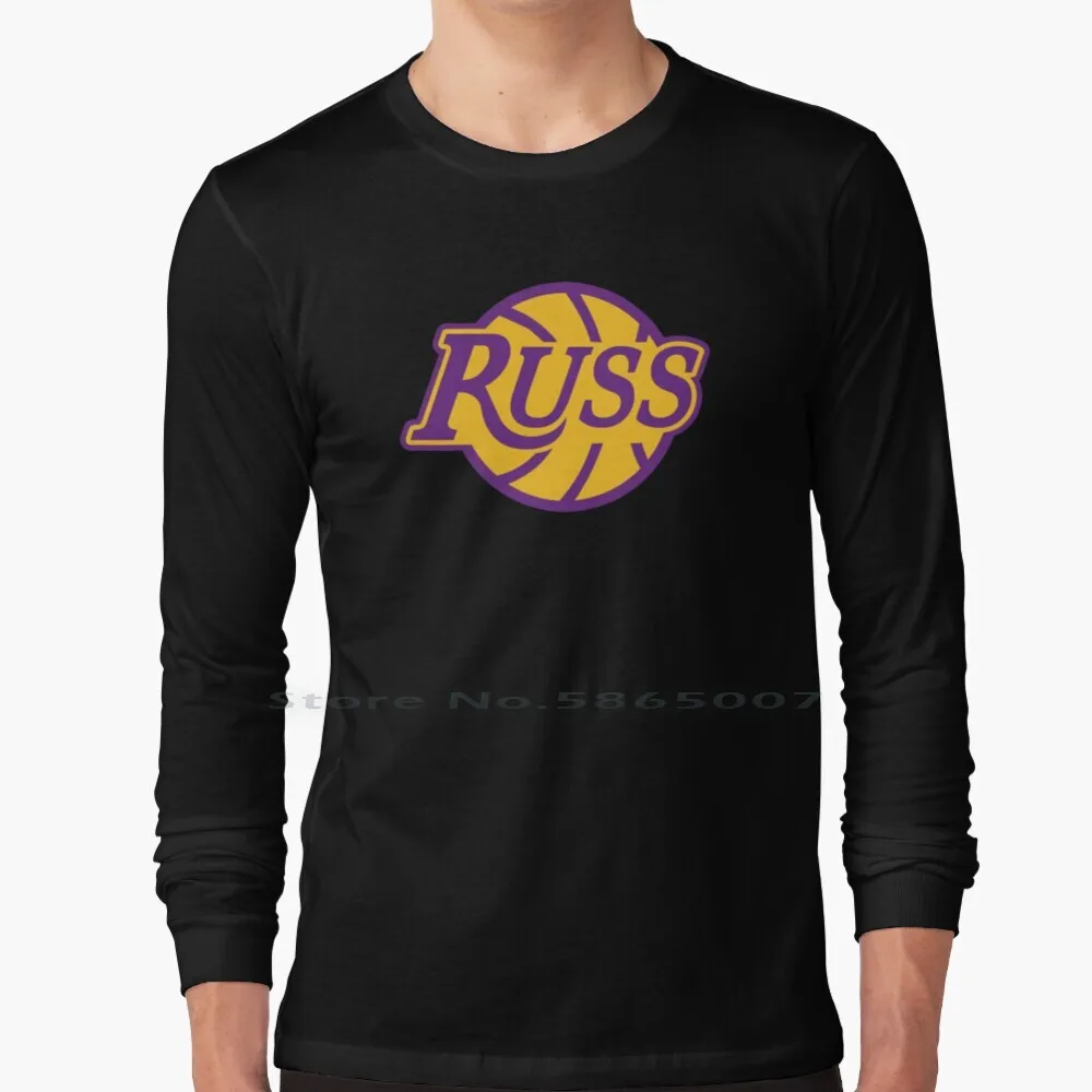 Russell Westbrook Trade 100% Cotton Long Sleeve T Shirt Anthony Davis Black Mamba James Fan Art Russell Westbrook Trade Russell