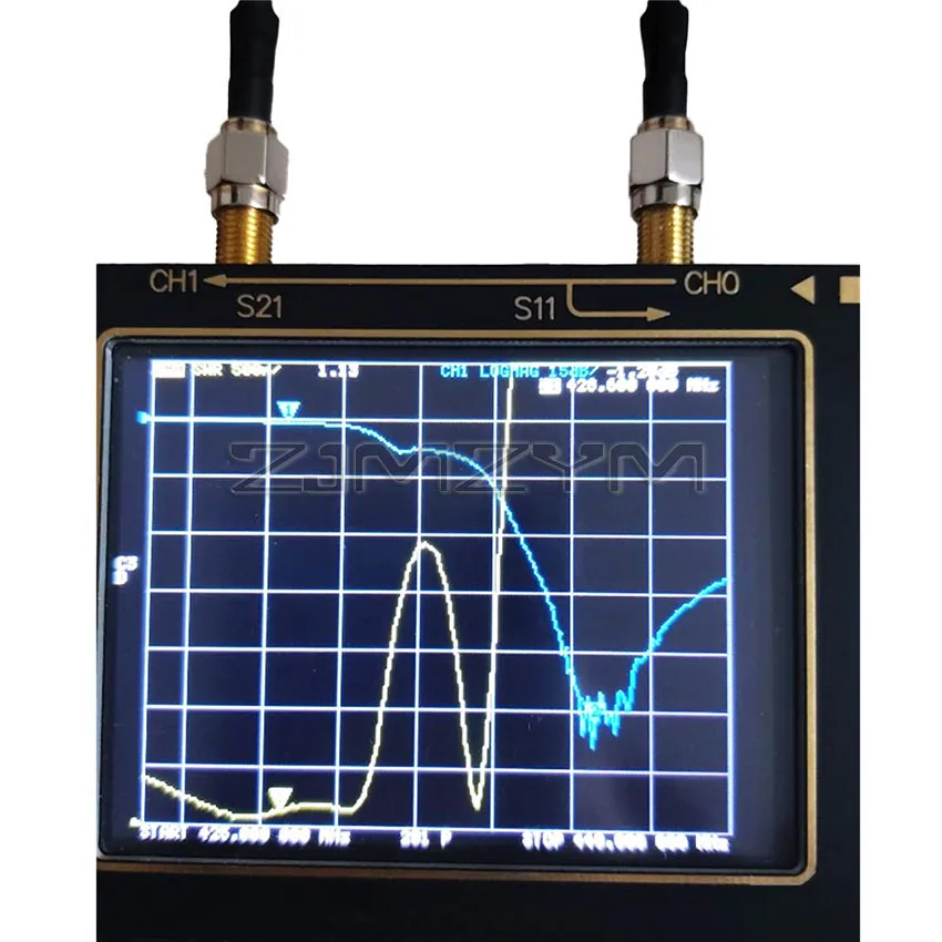 NanoVNA-analizador de red vectorial V2, pantalla TFT de 3,2 pulgadas, 50kHz-3GHz, Analizador de antena