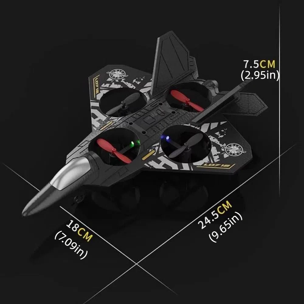 EPP 폼 리모컨 폼 전투기 충전식 2.4G 스턴트 4모터 헬리콥터 장난감 내구성 휴대용 RC 취미 제트기