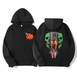 Chainsaw Man Hoodies Men Fashion Printed Long Sleeve Sweatshirts Women Casual Harajuku Streetwear Hooded Pullover