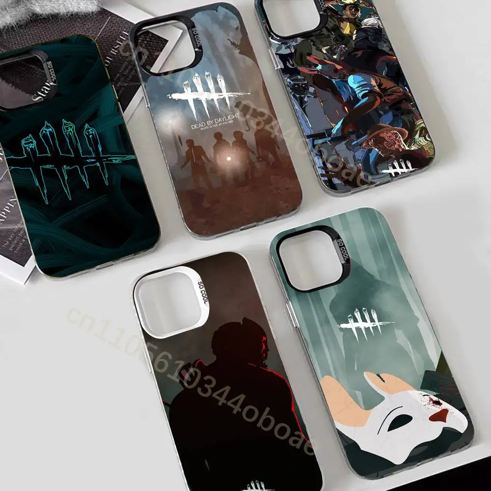 

D-Dead By Game D-DaylightS Phone Case For iPhone 17,16,15,14,13,12,11,Pro,Max,Plus Soft Black Cover