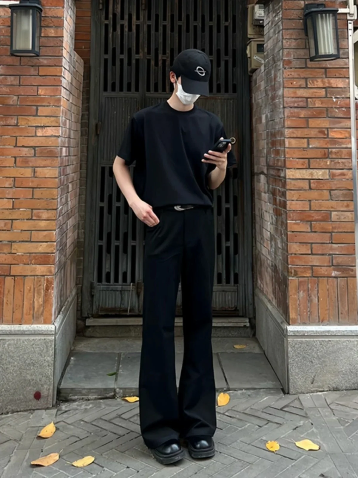 

Мужские летние брюки Cleanfit Casual American Style Bell Bot Bla прямого кроя: модные молодежные брюки в стиле кэжуал