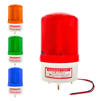 12 V/24 V LED Strobe Signaal Waarschuwing Zoemer Licht Waarschuwingslampje Geluid Indicator Licht Knipperend Beveiliging alarm 220 V LTE-1101J