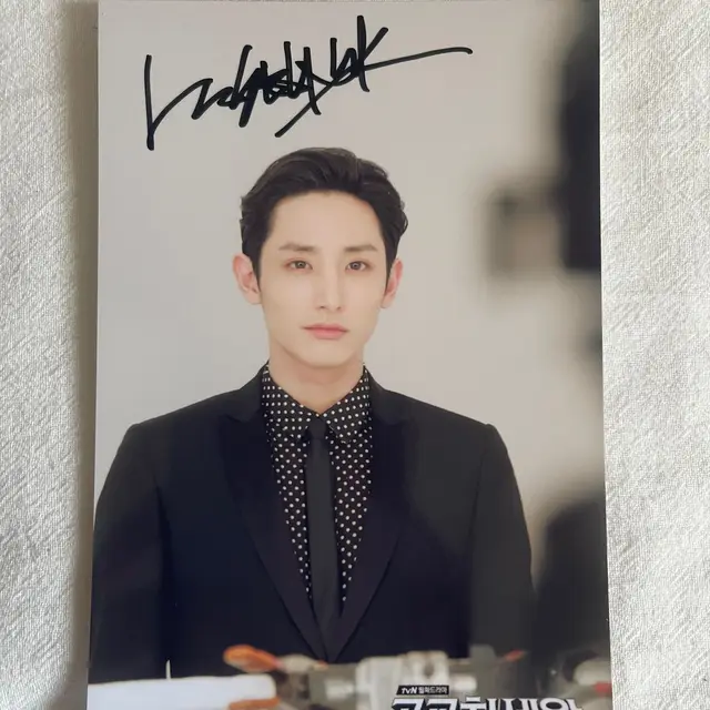 Soo-hyuk Lee Hyuk-soo Lee Signature Photo Hand Signed Photo