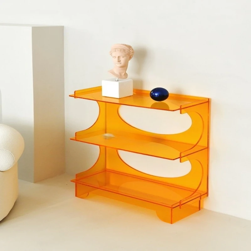Magazine rack corner flower rack storage rack bookshelf personality side table bathroom shelf floor to the floor