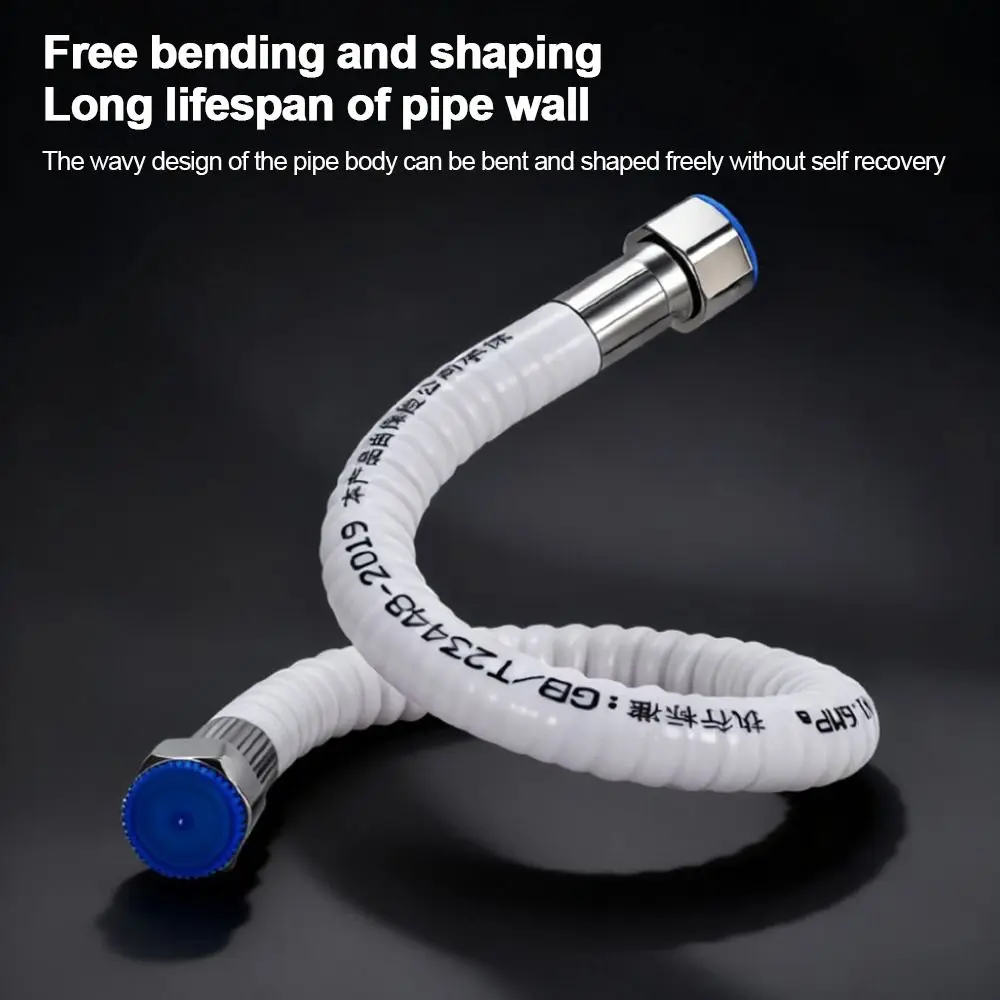 

Гофрированный шланг из нержавеющей стали, утолщенный, 20-150 см, для подключения водонагревателя, жесткая гофрированная труба