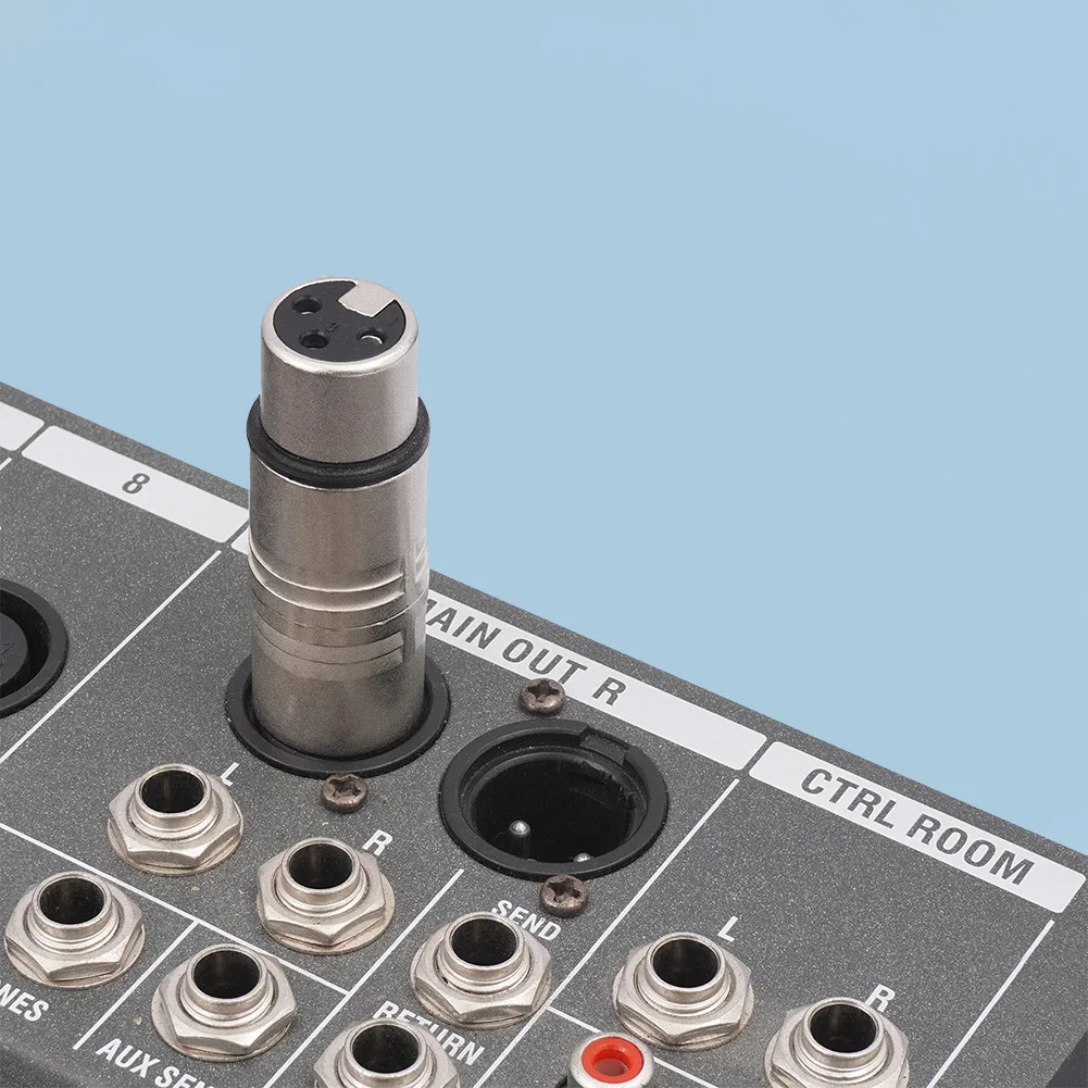 XLR Female To Female Adapter Audio Microphone Adapter Connector Mic Barrel Extension Converter for Microphone Mixer