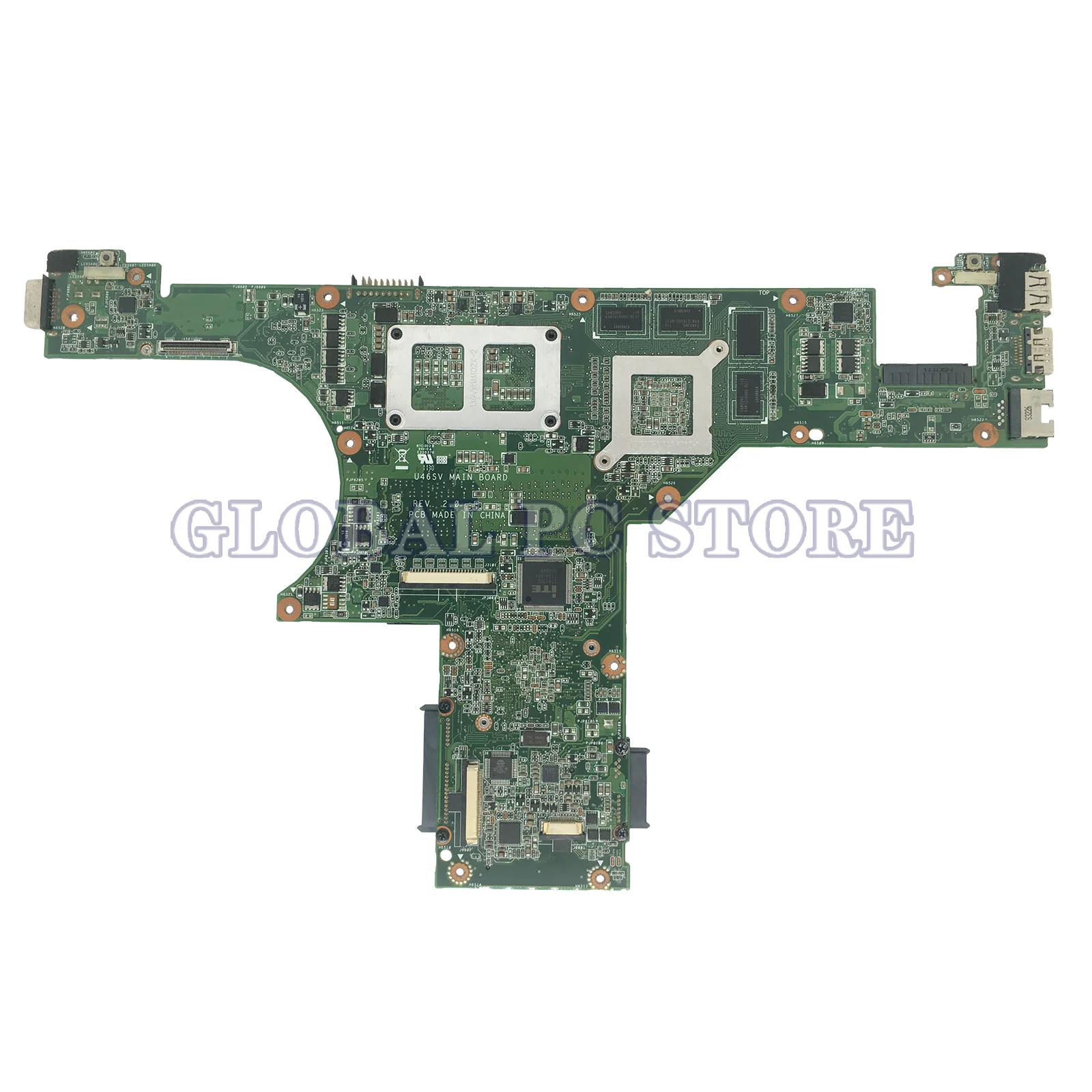 KEFU U46S Mainboard For ASUS U46SV U46SM Laptop Motherboard GT540M REV:2.0 Notebook Maintherboard