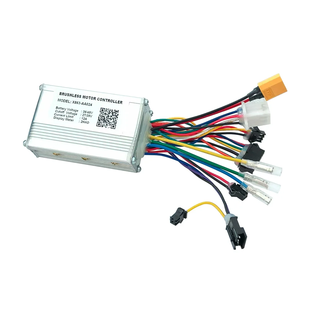 

Brushless Motor Controller 48V 18A Electric Bicycle Conversion Parts X863-AA024 Bicycle Speed Controller For Display 2HAO