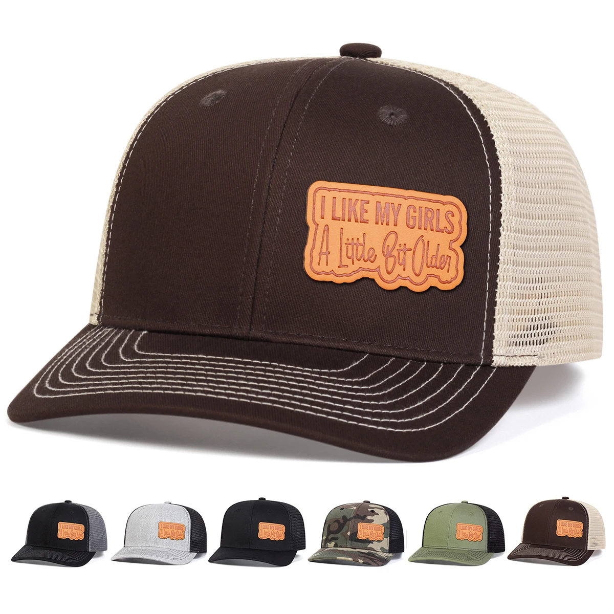 

Бейсбольные кепки унисекс I LIKE MY GIRLS с кожаной этикеткой и надписью, весна-лето, уличная солнцезащитная шляпа, регулируемые повседневные кепки дальнобойщика