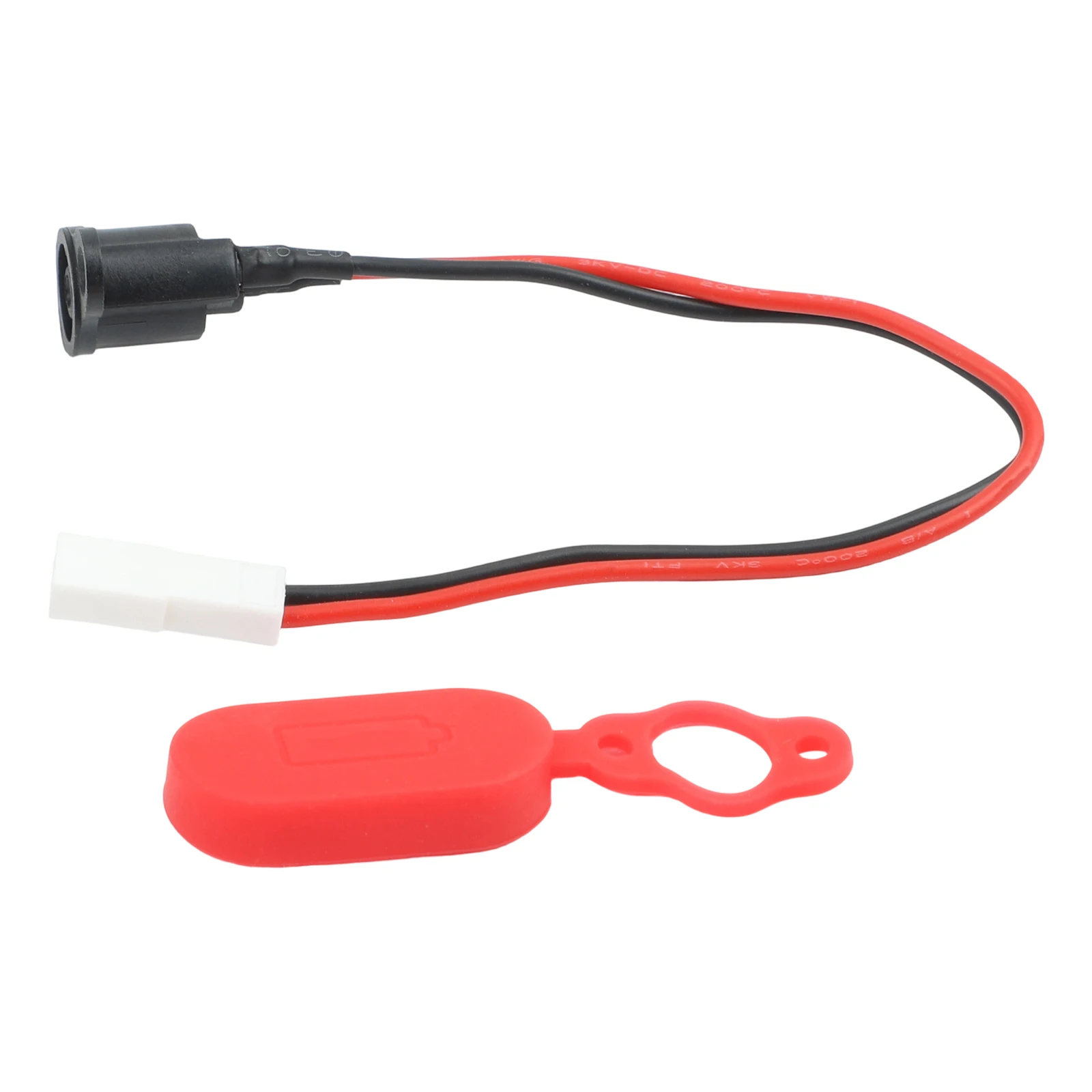 1pc Charging Port With Silicone Waterproof Cover For M365 PRO Electric Scooter Charging Head Connection 6x5x4cm Connector Socket