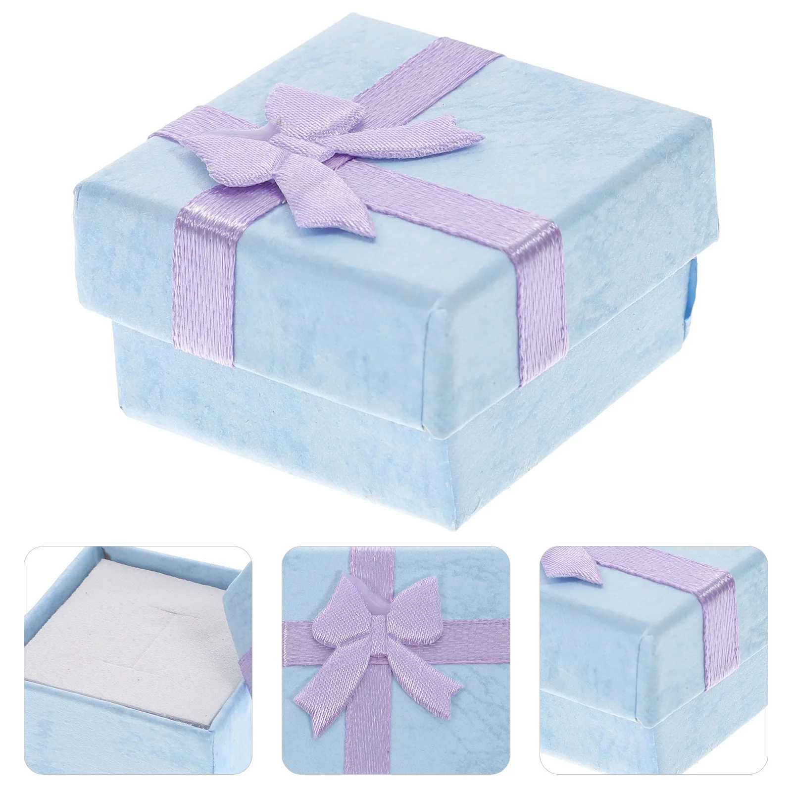 

24Pcs Square Jewelry Boxes Stylish Storage Solution for Rings Bracelets Hairpins Minimalist Decorative Organizer Case