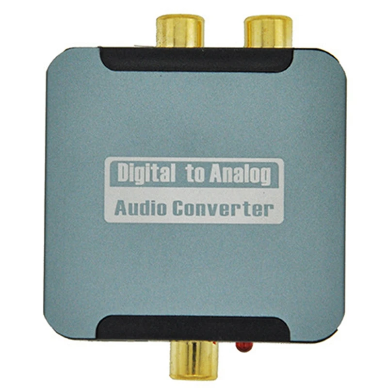 Decodificador de Audio mejorado, convertidor Coaxial de Audio Digital a analógico, fibra óptica a analógico Spdif a Lotus, fácil de usar y duradero