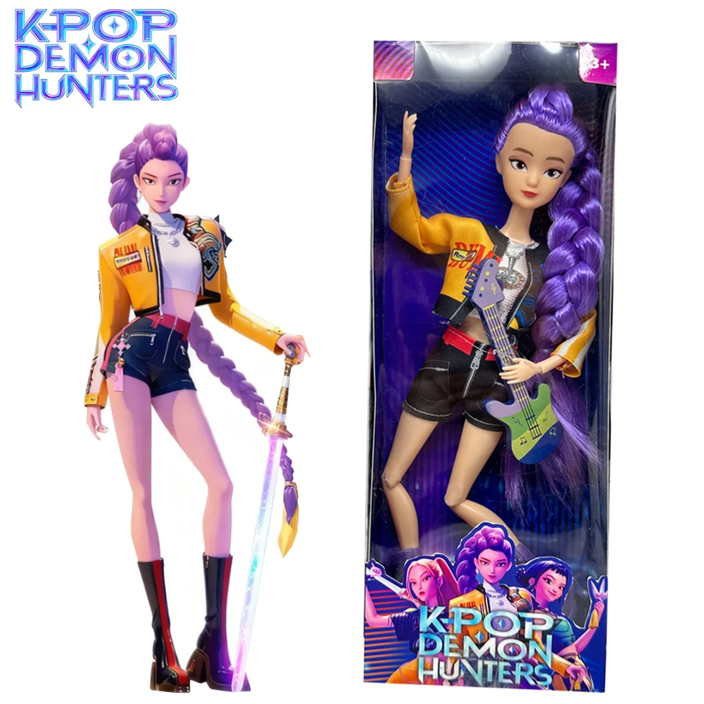 Figuras de vinilo de cazadores de demonios Kpop de 11 pulgadas, nuevas muñecas en miniatura de K-POP Demon Slayer, Lumimila Zoey, adornos de escritorio, regalos de decoración