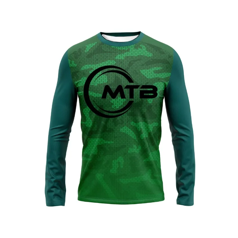 

2026 Fashion Sports Cycling Long Sleeve, Racing Racing Printed Long Sleeve Sportswear, Off Road Sunscreen Cycling Clothing