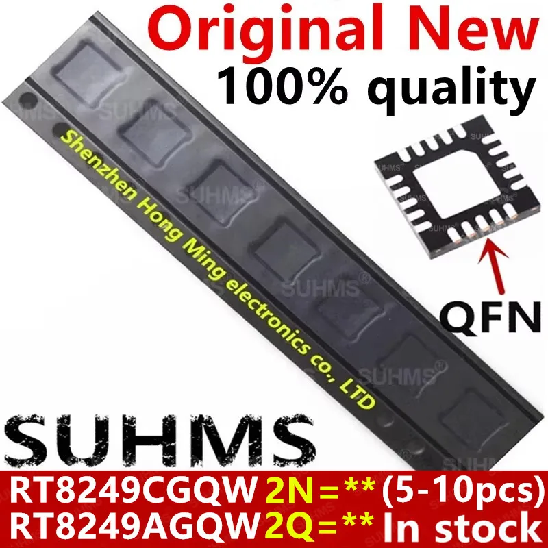 (5-10piece) 100% New RT8249CGQW RT8249C 2N=2A 2N=2J 2N= RT8249A RT8249AGQW ( 2Q=1E 2Q=... ) QFN-20 Chipset