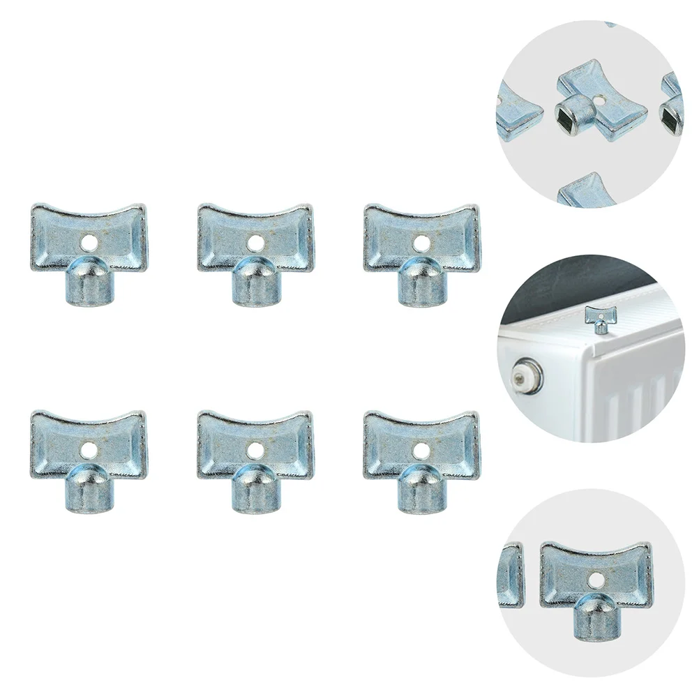 6 قطعة مفتاح تنفيس المبرد سبائك الزنك أداة تنزف الهواء لصمامات المبرد مفاتيح السباكة وجع ملحقات صمام العادم #5