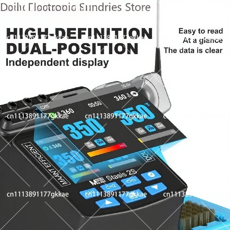 2S Soldering Station 200W Rapid Heating for Phone Motherboard Repair Multi-System Compatible