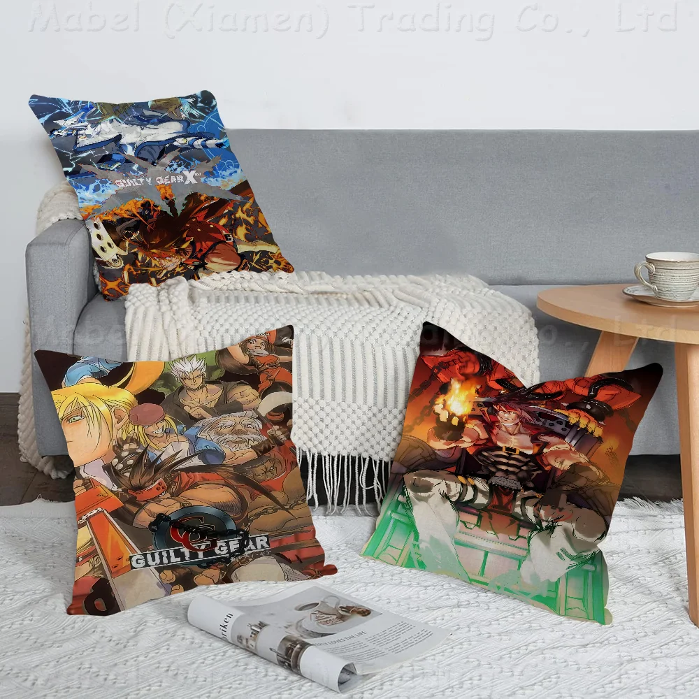 

Guilty Gear Baiken Dizzy Pillow Cover For Bedroom Room And Living Room Sofa Decorative Cushion Cover