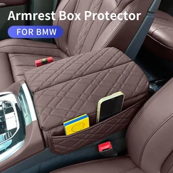 For BMW G30 G32 6GT F10 G05 G06 G07 G11 G12 X5 G05 X6 G06 X7 G07 Car Center Console Armrest Protector Cover Pad With Storage Bag