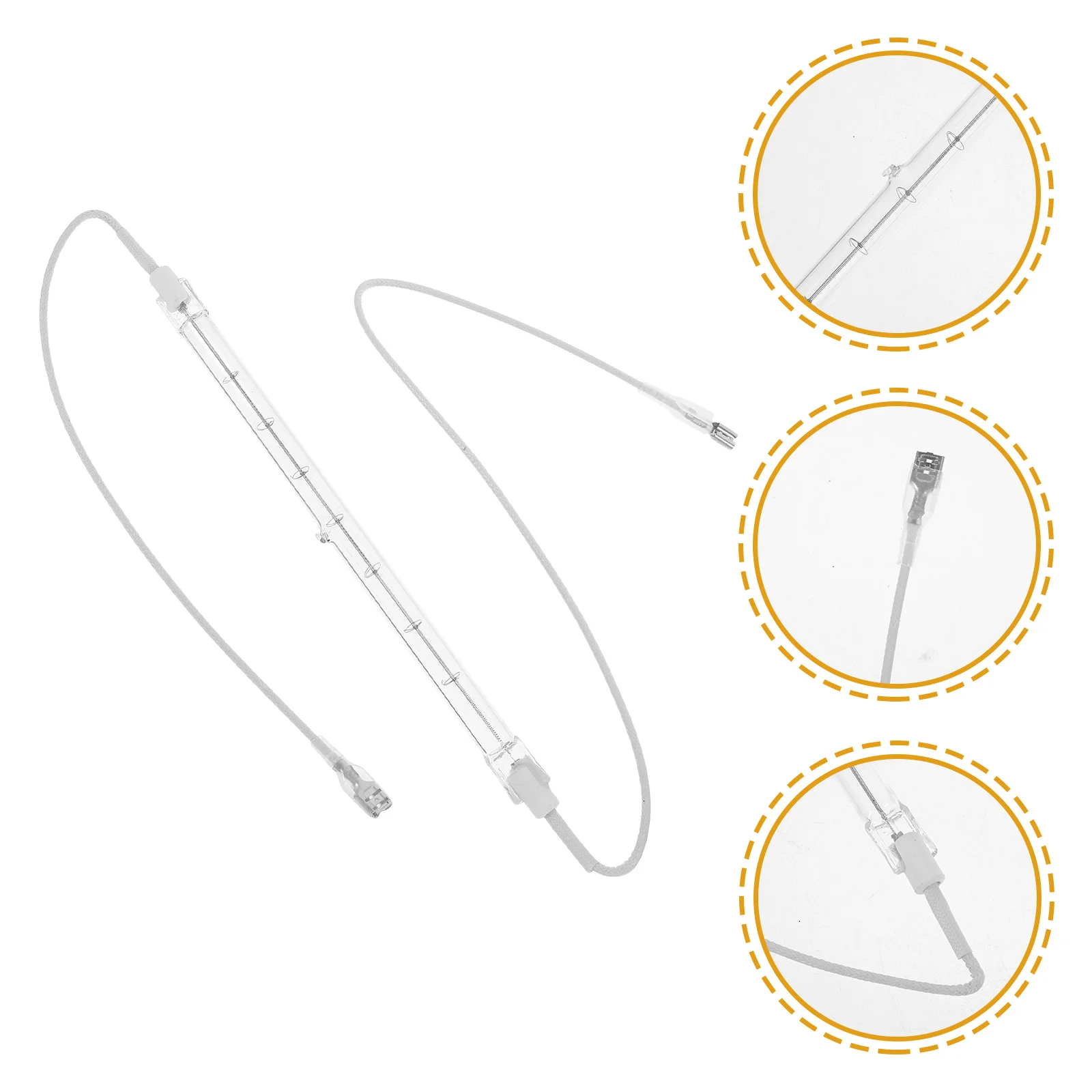 

Halogen Heater Tube Safe Replacement Warmer Modulator Tube High Performance Heating Lamp Heating Elements Heater Lamp