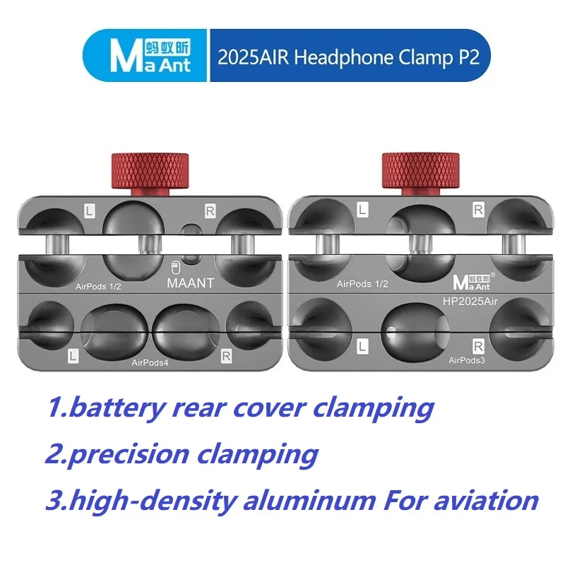 

MaAnt P2 Stable Clamp AirPods 1 2 3 4 Pro1 Pro2 Earphone Cover Chip Battery Speaker Removal Maintenance Replacement Tool