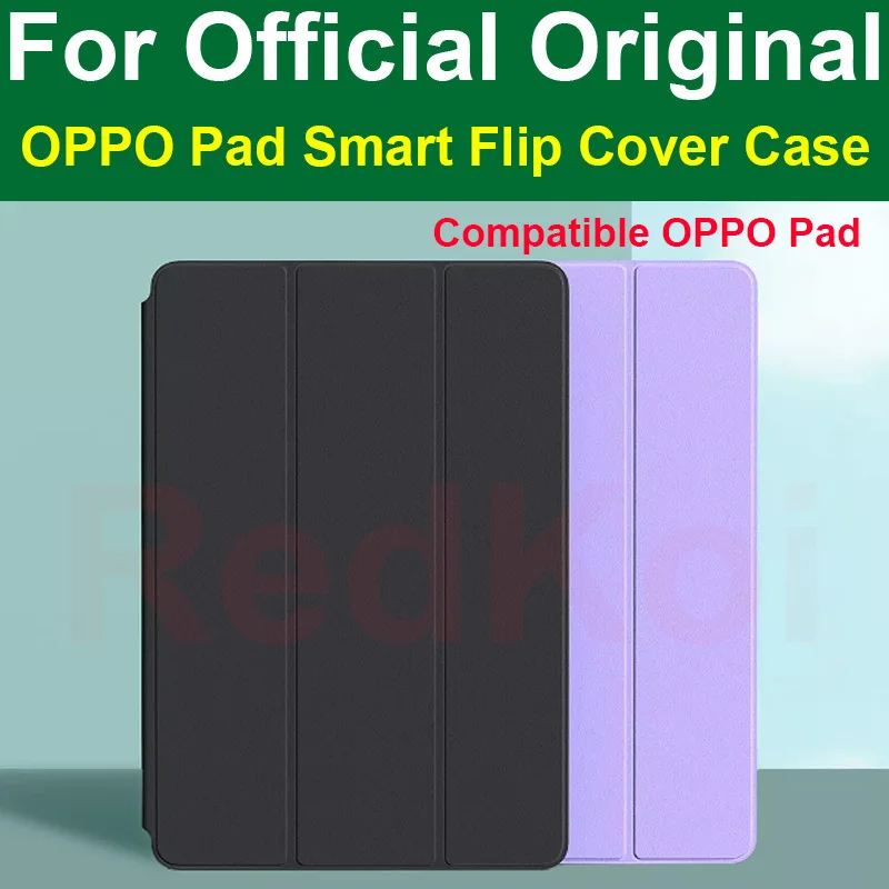 

Original OPPO PAD Smart Flip Cover Case Stand PU Leather Protective case Wake UP Sleep For Original OPPO Pad Tablet
