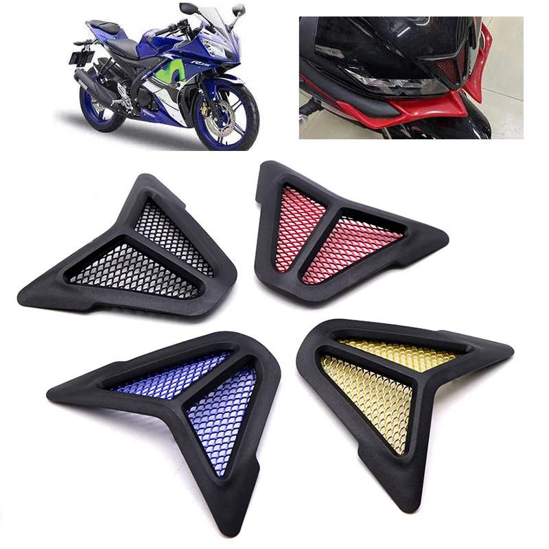 Motorcycle Headlights Air Intake Decorative Sheet Protection Cover For Yamaha YZF-R15 V3 2017-2020