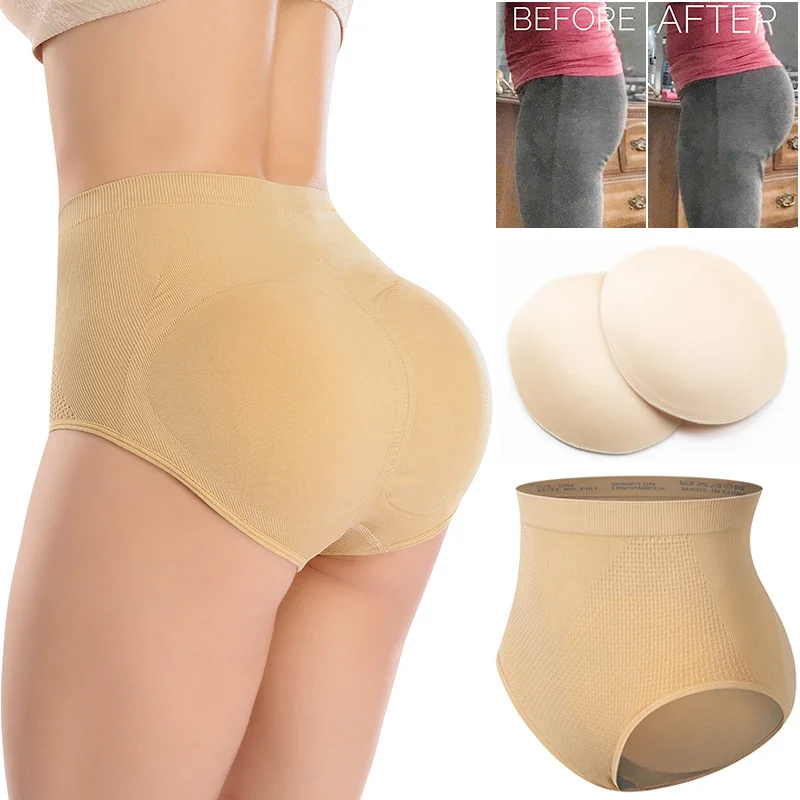 

Women Padded Push Up Panties Hip Pads Butt Lifter Fake Ass Invisible Shapewear Control Panties Briefs Underwear Booty Shaper