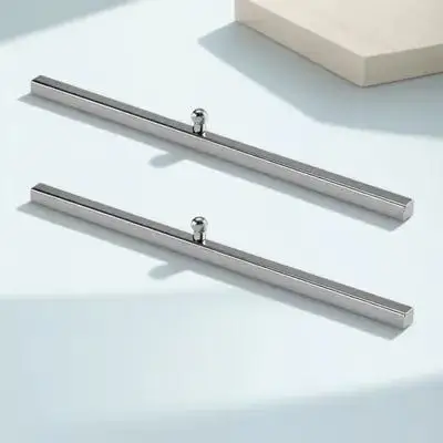 

2pcs White Iron Stainless Steel Waterproof Office Calligraphy Paperweight Painting Drawing Paperweight Desk Accessory