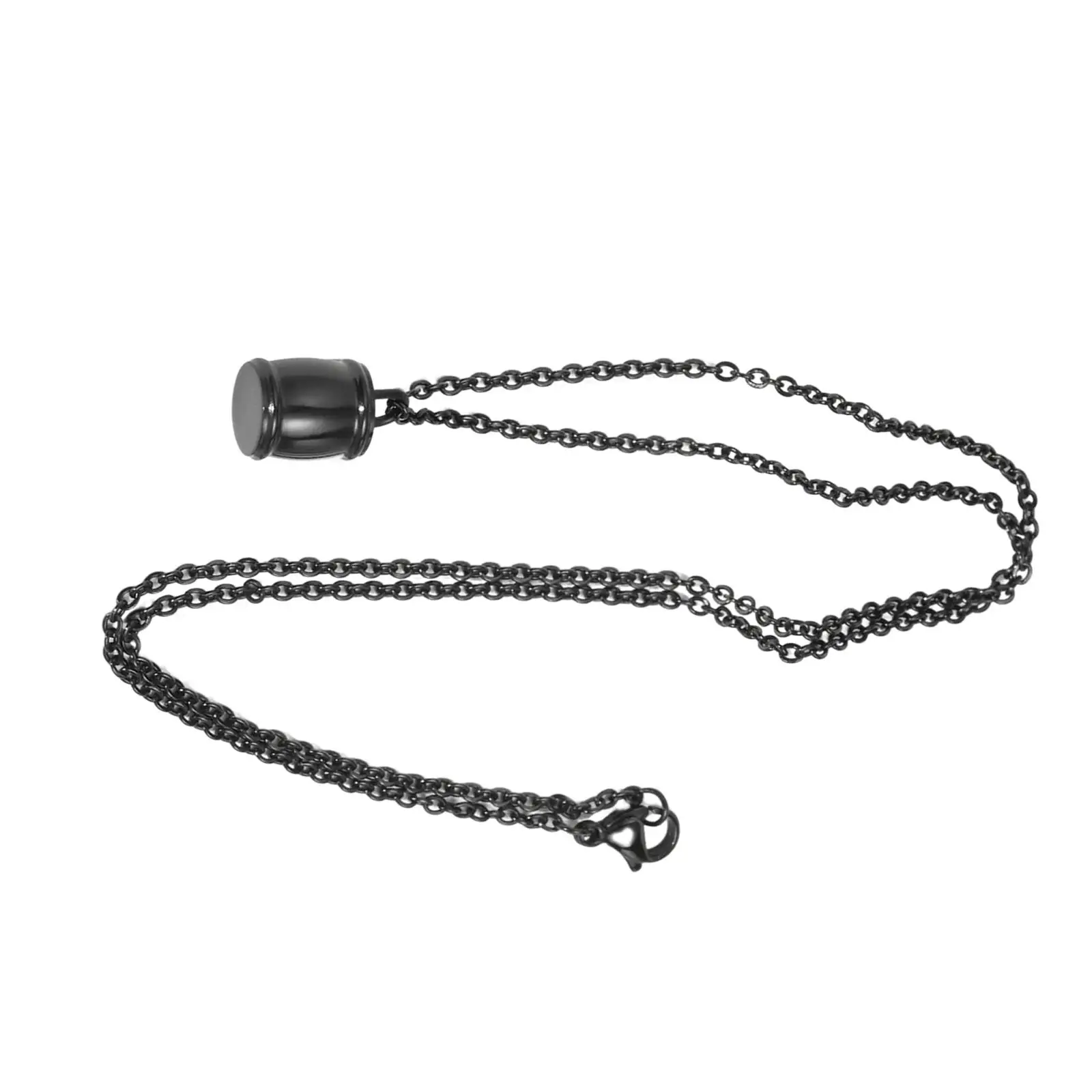 Urn Necklace Stainless Steel Cremation Jewelry Keepsake Memorial Pendant for Perfume Ashes Women Men Dog Cat Husband
