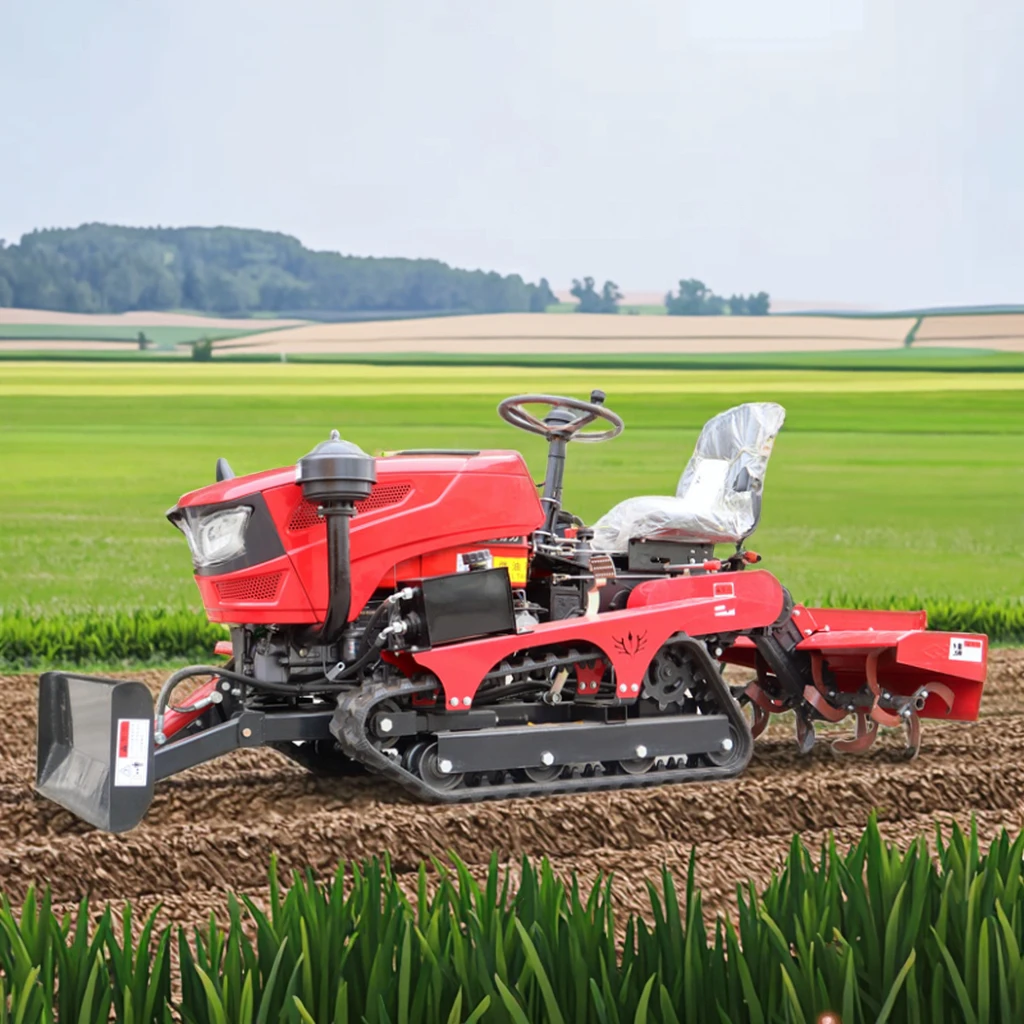 Best Selling Rotary Tiller 25hp Diesel Engine Amphibious Rotary Tiller Farmland Tilling new Rotary Tiller With Spare Parts