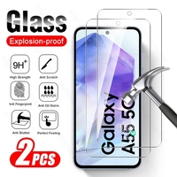 2PCS Protector Glass For Samsung A55 A35 A25 A15 A 11 21s 31 51 71 12 22 32 42 52 72 13 23 33 53 73 14 24 34 54 15 25 35 55 Case