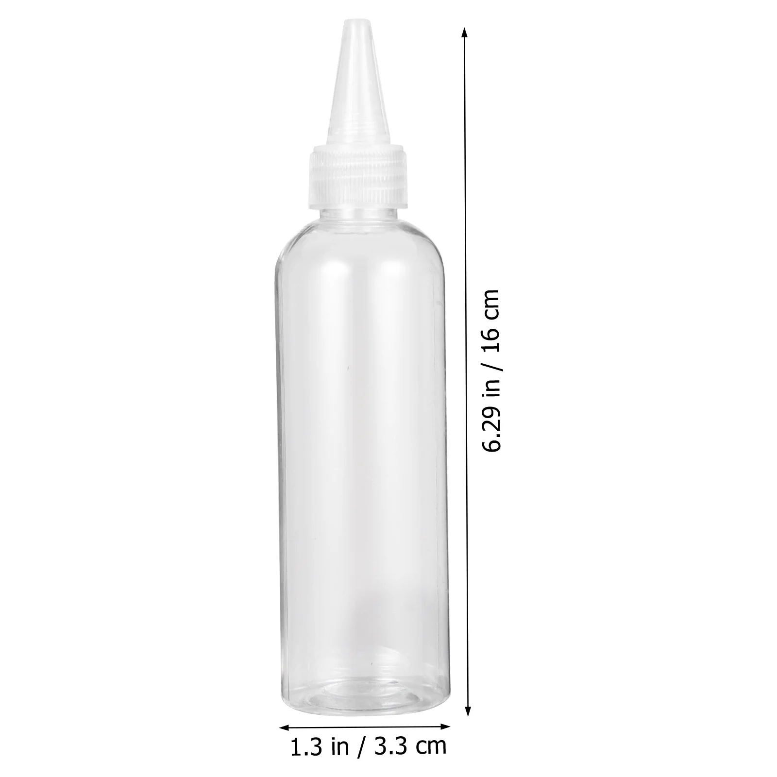 

20pcs 120Ml Empty Plastic Bottle Pointed Mouth Squeeze Bottle For Lotion Shampoo Liquid Dispenser Sub-Bottles