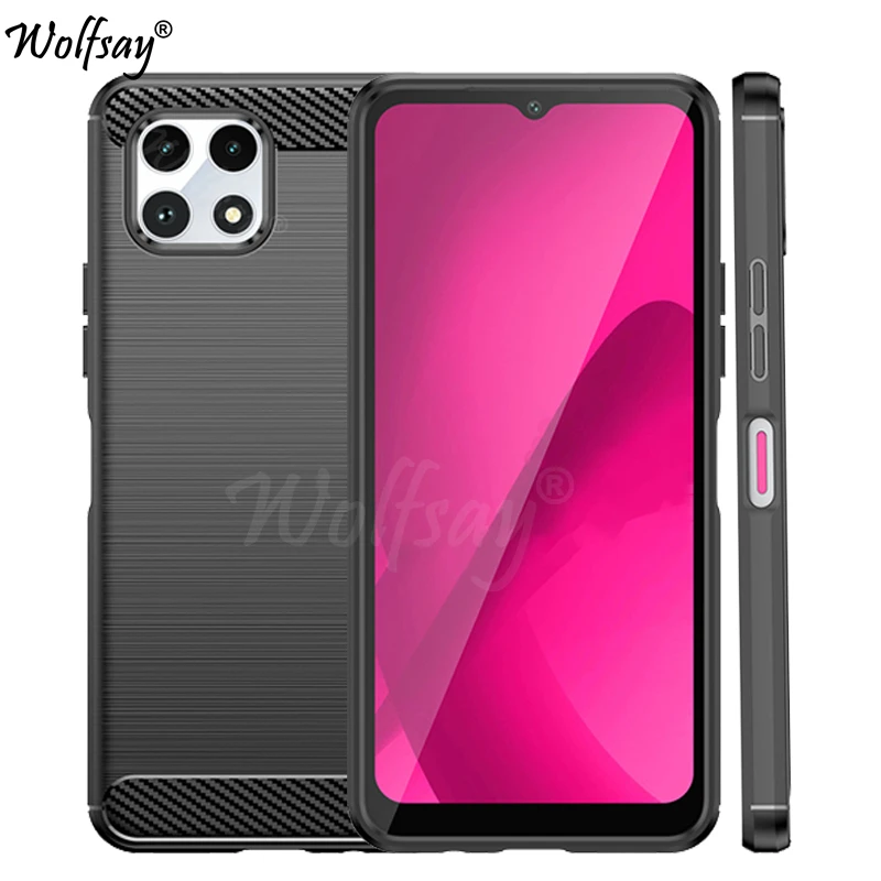 For T-Mobile T Phone 2 Case Anti-knock Silicone Carbon Fiber Cover For T-Mobile T Phone 2 Pro Case For T-Mobile T Phone 2 Case