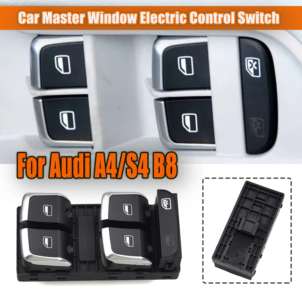 Window Lifter switch driver's side For Audi A4 S4 B8 B8 2008-2012 allroad quattro 2010-2014 Q5 2009-2012 A5 2008-2011 Button