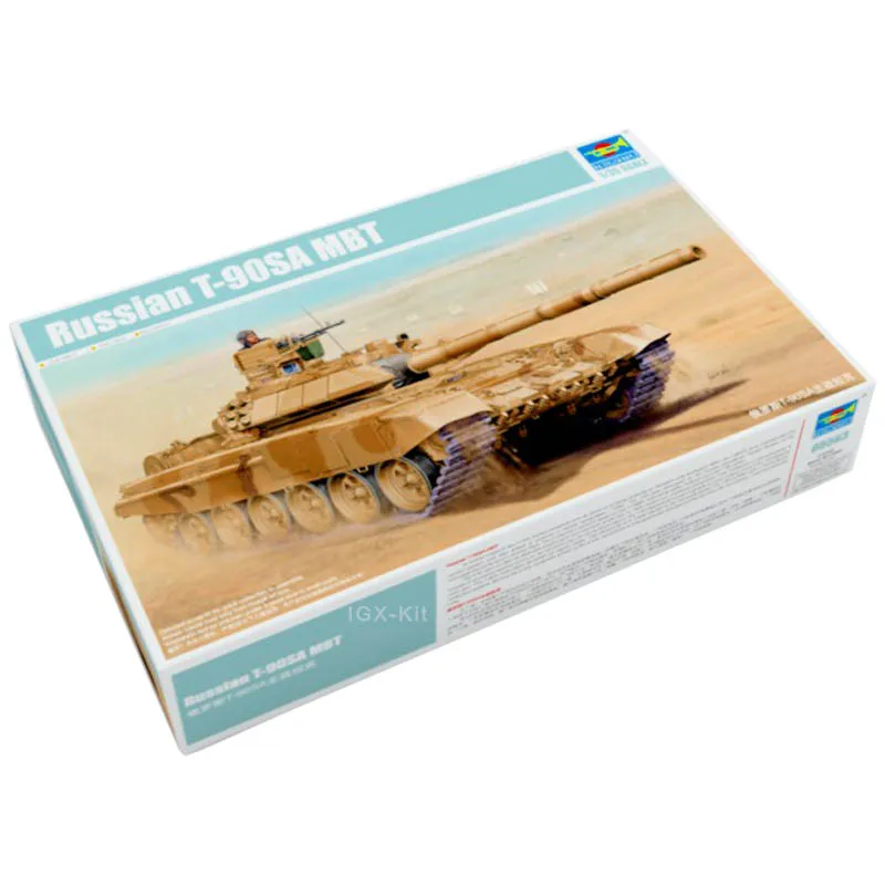 Trumpeter 05563 1/35 Russian T-90SA T90 Main Battle Tank MBT Military Toy Handcraft Plastic Assembly Model Building Kit