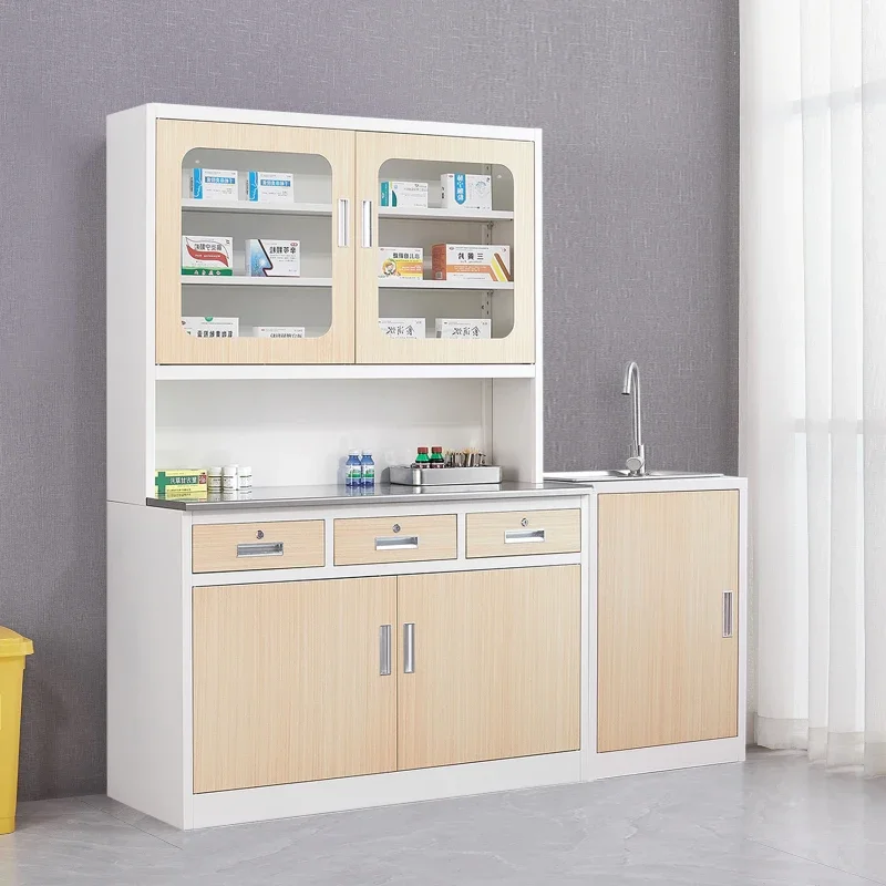 Workbench Treatment Room Disposal Table Oral Dental Instrument Cabinet