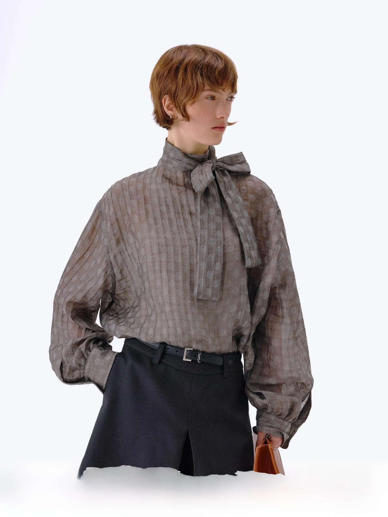 TearOcean 여성용 투웨이 린넨 셔츠 루즈핏 통기성 좋은 봄철 편안한 긴팔 라운드넥