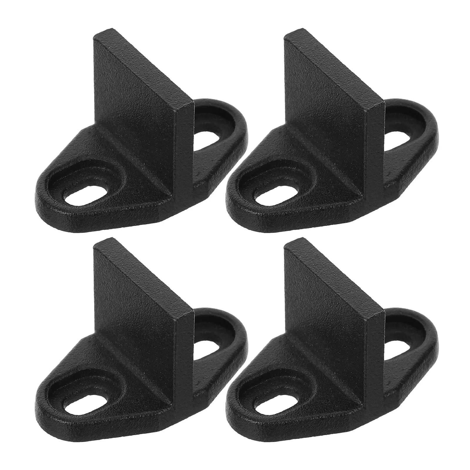 

4 Pcs Barn Door Guides Hardware Kits Sliding Doors Rail Iron for Floor Stopper