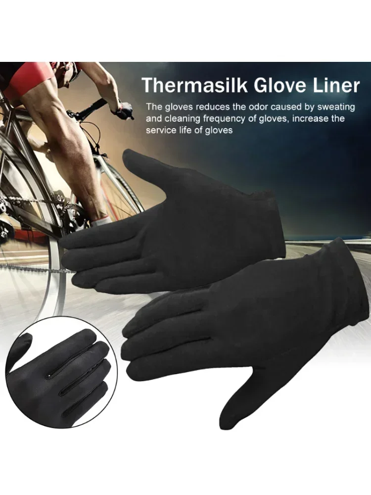 AliExpress UK xgnvpy Black Inner Liner Thin Gloves for Driving Cycling Bike Motorcycle Sports 1 Pair